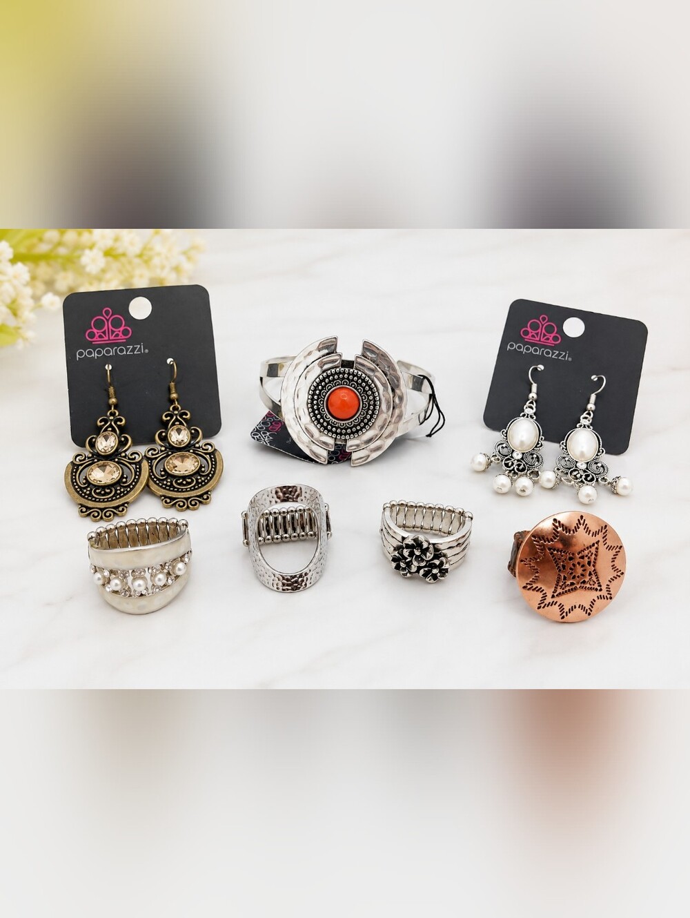 Boho Jewelry Lot‎ NWT Rings Earrings Bracelet Mixed Fashion Accessories Bundle